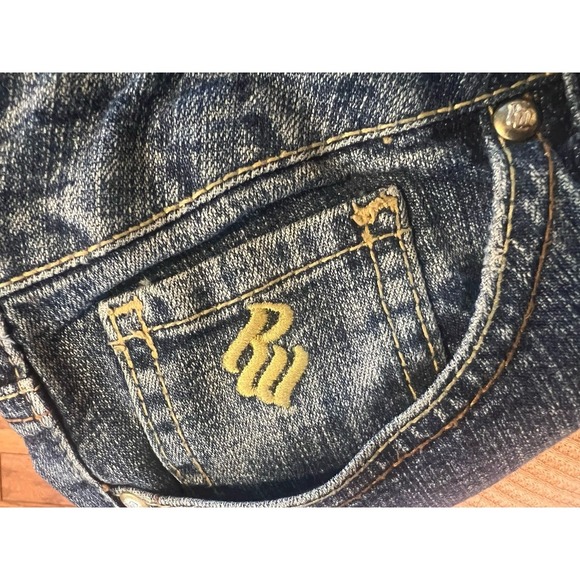 Y2K Vintage Rocawear Embroidered Pocket Womens Jeans Sz 3 - Picture 4 of 5